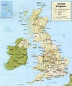 Mappa del Regno Unito - Mappa della Gran Bretagna