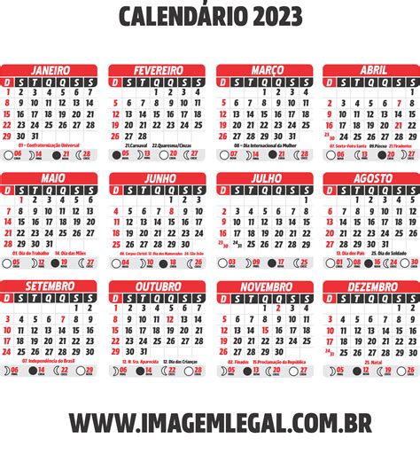 Calendario Nacional 2023