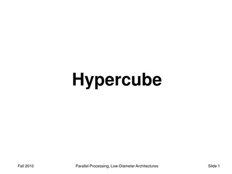 Ppt Hypercube Powerpoint Presentation Free Download Id5190041