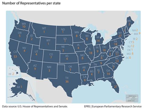 1. US congress F&F – Number of representatives by state – Jan 2020-01