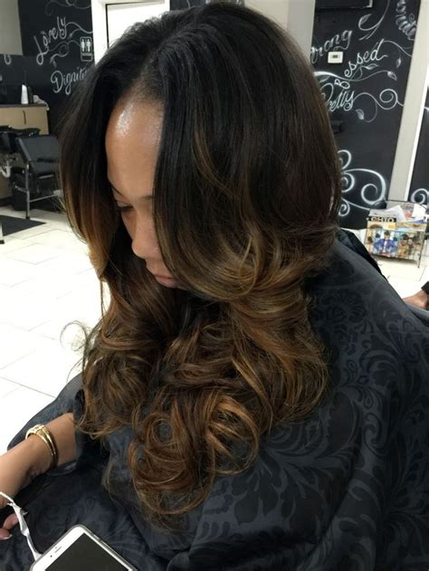 Sewin Highlighted Ombré Done By Tawanda Shari Cosmogeeks In