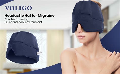 Gel Ice Headache And Migraine Relief Hat Wearable Flexible