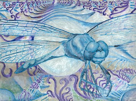 Dragonfly Moon Painting By Jeremy Robinson Fine Art America