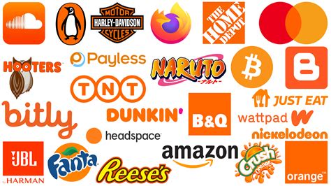 Famous Orange Logos Well Known Companies With Orange Logos
