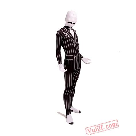 Funny Gentleman Costumes Lycra Spandex Bodysuit Zentai Suit