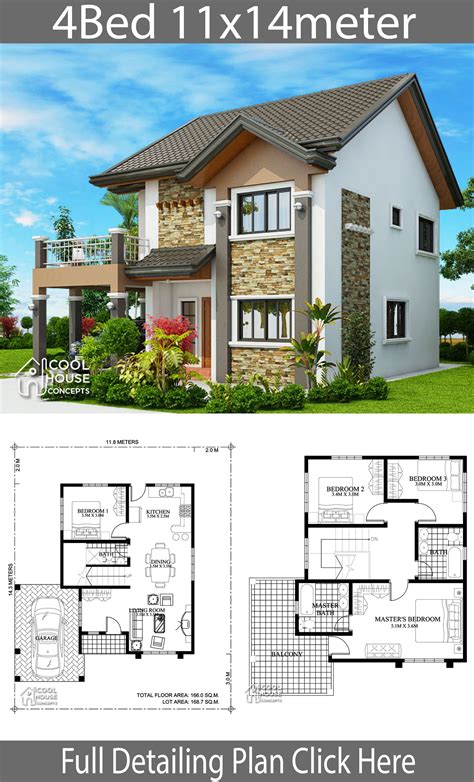 Home Design Plan 13x13m With 3 Bedrooms Home Planssearch 5f0
