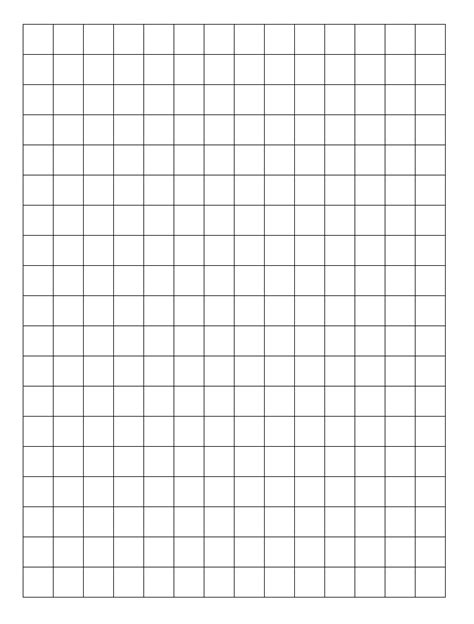 1 2 Inch Graph Paper The Graph Paper