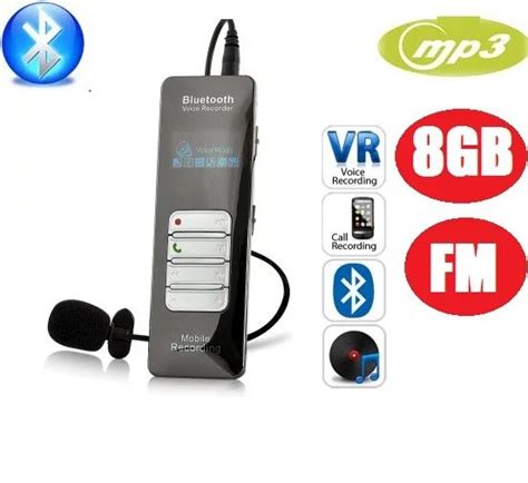 New 8gb Wireless Bluetooth Voice Recorder Mobile Cellphone Telephone