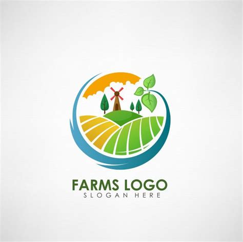 Farm Concept Logo Template Premium Vector Freepik Vector Fruit