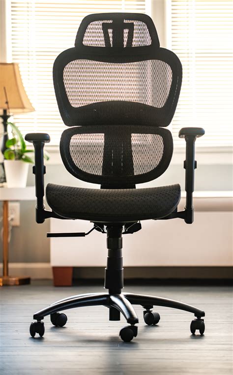 This chair not only is so comfortable with good back support but great price! Ergonomic Mesh Office Chair with Massage Lumbar Support ...