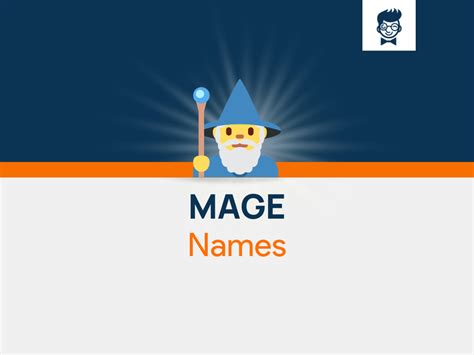 Mage Names 600 Catchy And Cool Names Brandboy
