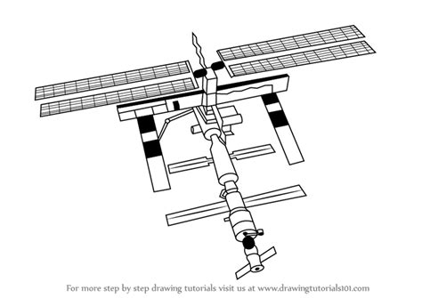 Ink pen drawn range of mountain. Learn How to Draw a Space Station (Outer Space) Step by ...