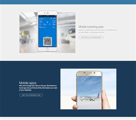 American Airlines Responsive Redesign On Behance