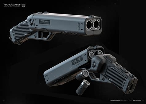 Wanted For Airsoft The Dx 12 Punisher Double Barreled Shotgun Concept