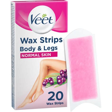 Veet Hair Removal Wax Legs 20 Pack Woolworths