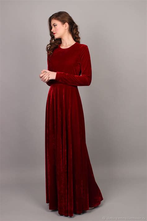 buy velvet christmas dress on livemaster online shop gala dresses 15 dresses types of dresses