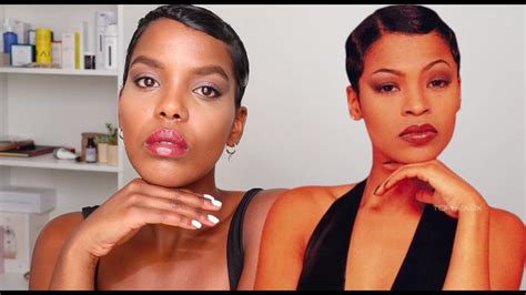 Recreated My Favorite Nia Long 90s Look Using Buxoms Full Force™ Plumping Lipstick 90s Nudes