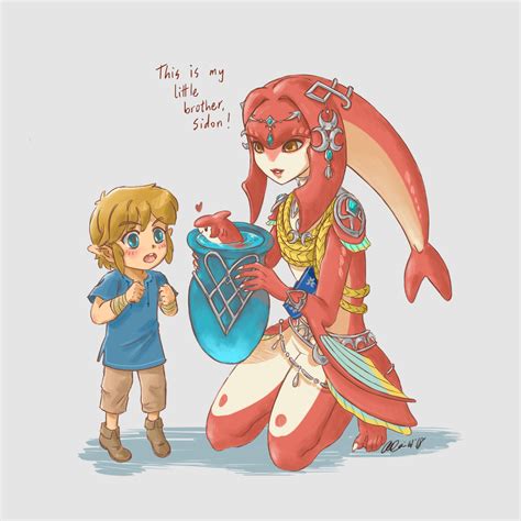 Sidons Song I Think About How Mipha First Met Link When He Was Years Old And Then In My