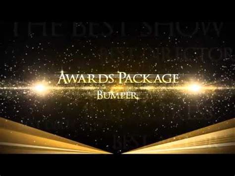 Awards show full show package after effects template golden ceremony animation Awards Show Package - YouTube