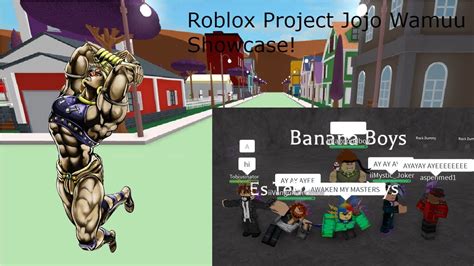 Roblox Project Jojo Wamuu Showcase Youtube