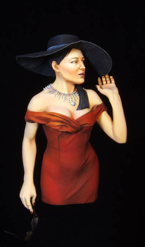 Lady in Red by Vladimir Glushenkov · Putty&Paint