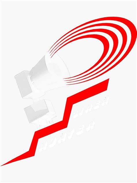 Tornado Siren Hunter Lightning Design Sticker By Haladmusafi Redbubble