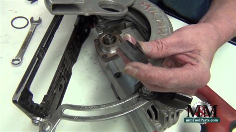 I also adjusted the miter bar to lock onto the miter groove, otherwise the featherboard would slide. Skil Mag 77LT Blade Guard Replacement - YouTube