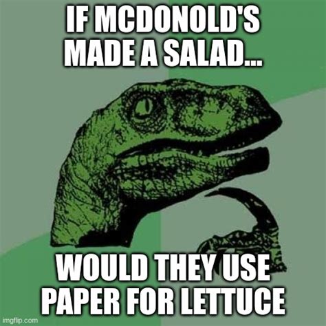 The Reason Mcdonalds Has No Salads Imgflip