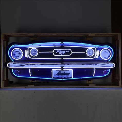 Neonetics Ford Mustang Front End Giant Neon Sign 60 X 23 9grlfm