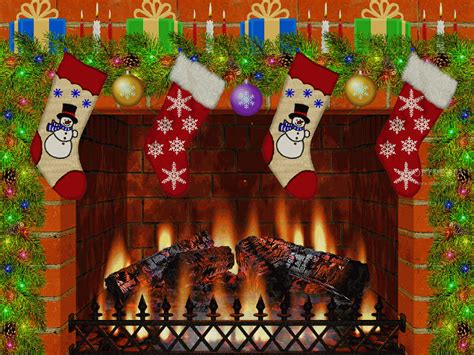 Christmas Fireplace Screensaver Download