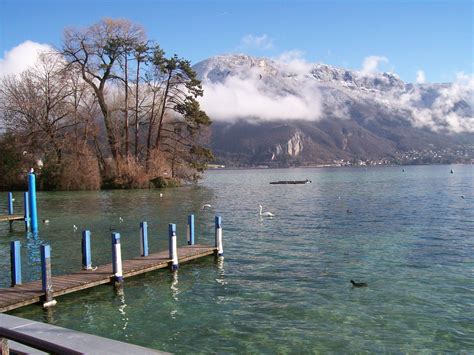 Lake Annecy In Winter France