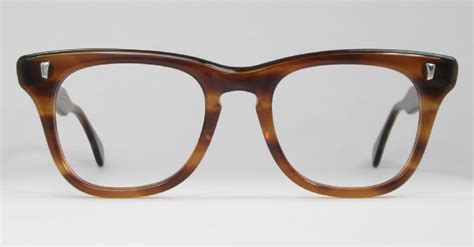 Optometrist Attic Marine Men S Tortoise Plastic Vintage Eyeglasses