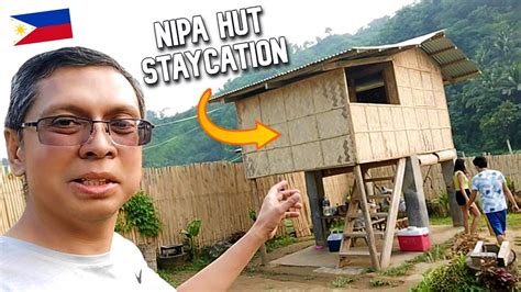 Nipa Hut Staycation Bahay Kubo Living In Mountain River Camp Daraitan