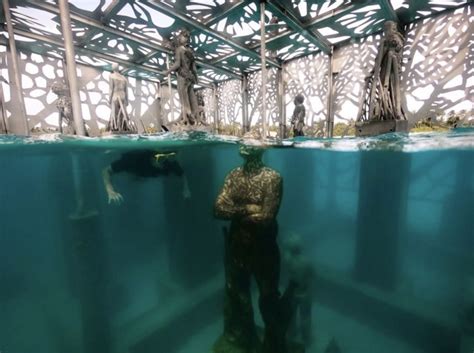 Maldives Underwater Museum The Sculpture Coralarium Is Open To The Public
