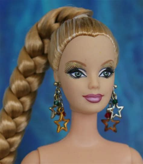 Nude Barbie Braid Blonde Hair Bellybutton Body Blue Eyes Mackie New For Ooak 24 99 Picclick