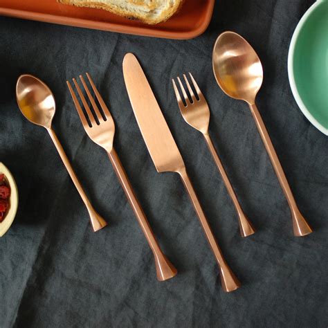 Cutlery Set Copper Quantumby Touch Of Modern