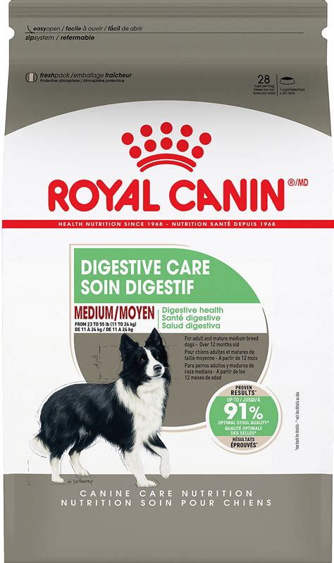 For more information on pet care products or regimes, visit petsnurturing. ROYAL CANIN Medium Digestive Care Dry Dog Food, 30-lb bag ...
