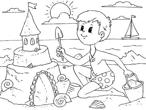 Summer Coloring Pages 105 Best Images Free Printable
