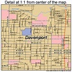 Davenport Iowa Street Map 1919000