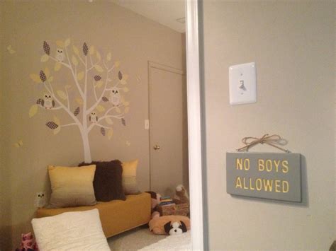 No Boys Allowed Hanging Sign Hand Routed Cedar Wood Girls