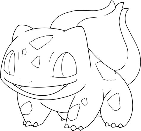 Bulbasaur Coloring Page Easy Pokemon Bulbasaur Coloring Books Pokemon