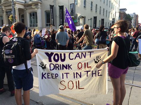 Toronto Protest Against Dakota Access Pipeline Snarls Downtown Traffic