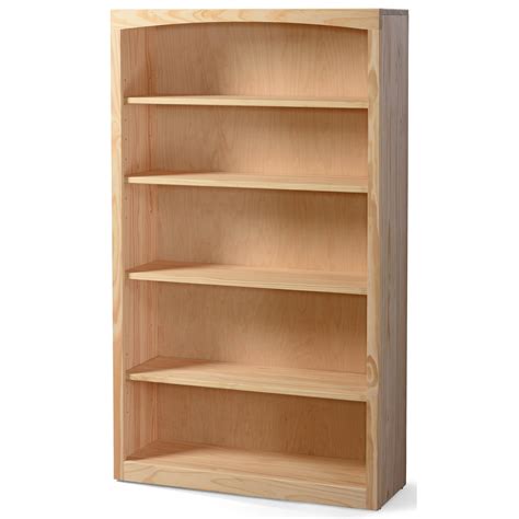 Archbold Furniture Pine Bookcases Customizable 36 X 60 Solid Pine