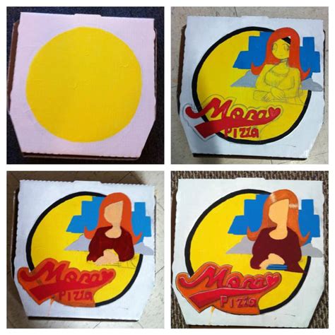 Mona Pizza Box Progress 1 By Piemasterr On Deviantart