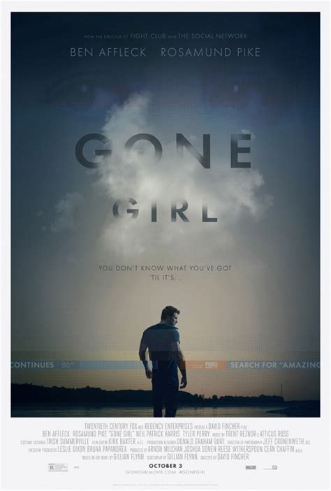 Gone Girl Movie Poster 2 Of 4 Imp Awards