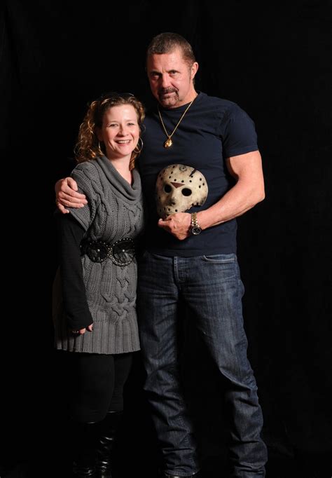 Jennifer Parris With Kane Hodder Aka Jason From Friday The Th Such