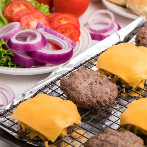 Oven Baked Hamburgers Quick And Easy Recipe Baked Hamburgers