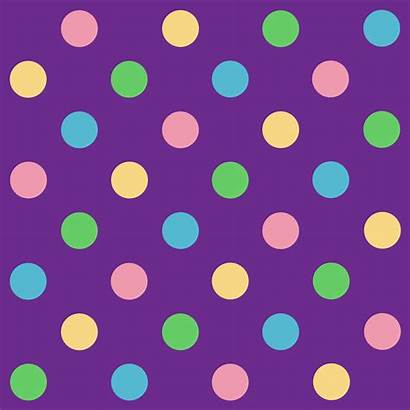 Dots Pattern Clip Clipart Rainbow Polka Colorful