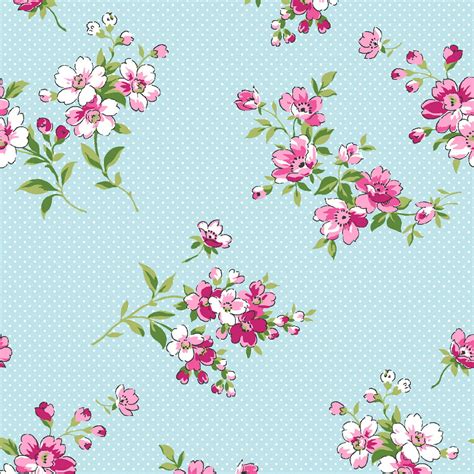 Waverly Inspirations 100 Cotton 44 Width Small Floral Aqua Color