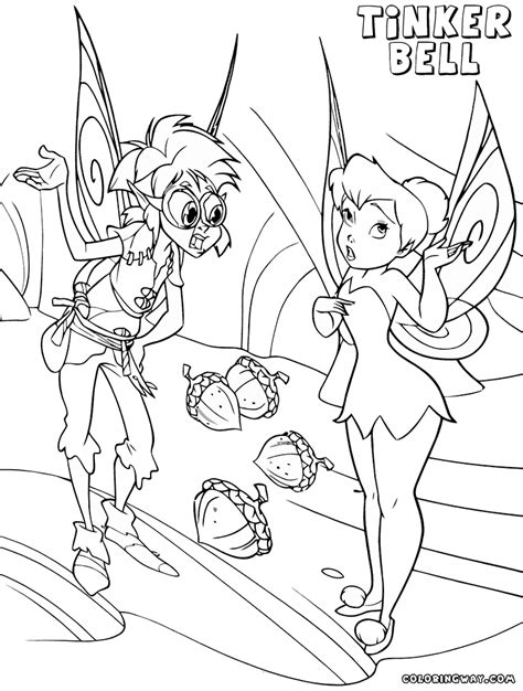 tinker bell friends coloring pages coloring pages    print